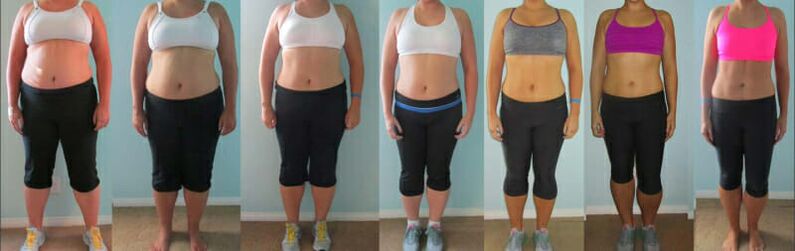 Photo report of weight loss results for inspiration