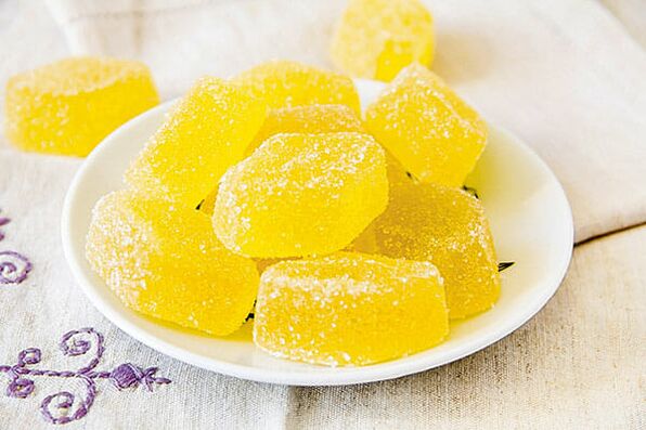 Sour marmalade for high cholesterol