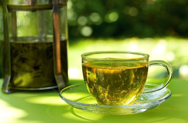 Green tea water is the basis of one of the diet options. 