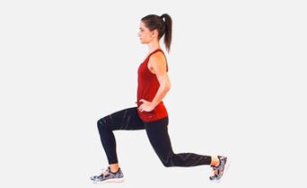 Lunges are an effective exercise for pumping leg muscles. 
